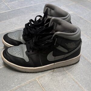 Nike Jordan Black & Gray High-Top Sneakers